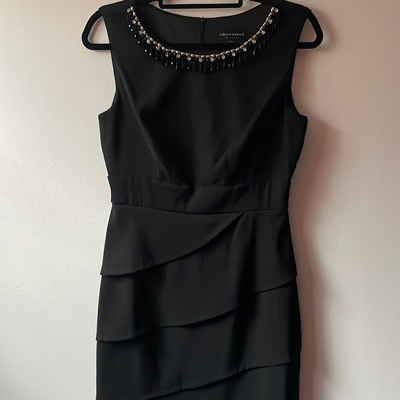 black midi work dress ZAPAKA Women 3/4 Sleeve Bodycon Lace Business Dress Size:36x34 Classic Collection:Mini Dresses Royal Blue Sparkly Prom